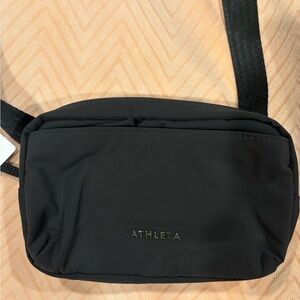 New Athleta Black Belt Bag